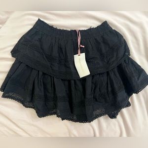 Brand new Love Shack Fancy Fringe skirt with tags.